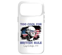 Carcasa para iPhone 17 Pro MAX Demasiado Genial para el Gobierno británico 4 de Julio George Washington