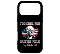Carcasa para iPhone 17 Pro MAX Demasiado Genial para el Gobierno británico 4 de Julio George Washington