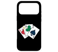 Carcasa para iPhone 17 Pro MAX Desgaste del Estilo del Casino del póquer de los Naipes de Cuatro ases Que
