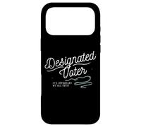 Carcasa para iPhone 17 Pro MAX Designated Voter Democracy Voting Gift For Registered Voters