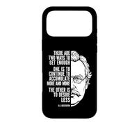 Carcasa para iPhone 17 Pro MAX Desire Less Cita G.K. Chesterton Filosofía Sabiduría