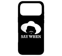 Carcasa para iPhone 17 Pro MAX Di cuándo - Wild Western Doc Holliday Cowboy Outlaw Bigote