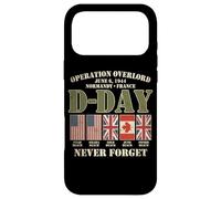 Carcasa para iPhone 17 Pro MAX Día D 6 de Junio de 1944 Normandía Francia Nunca Olvides Que se desvaneció