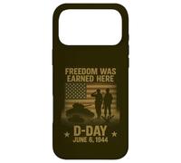 Carcasa para iPhone 17 Pro MAX Día D 82 Aniversario Normandía 1944 Homenaje Militar Hombres