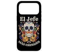 Carcasa para iPhone 17 Pro MAX Día de los Muertos El Jefe Más Chingón Sugar Skull Mexican B
