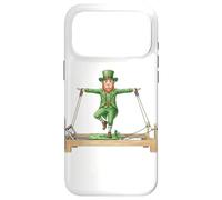 Carcasa para iPhone 17 Pro MAX Día de San Patricio Leprechaun Pilates Reformer Machine Yoga