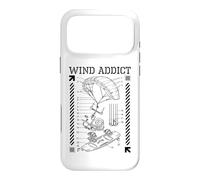 Carcasa para iPhone 17 Pro MAX Diagrama de Kitesurf Kiteboarding Adicto al Viento Kite Surf
