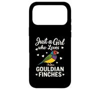 Carcasa para iPhone 17 Pro MAX Diamante de Gould Just a Girl Who Loves Gouldian Finch