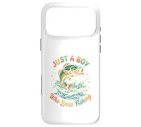 Carcasa para iPhone 17 Pro MAX Dibujos Animados de Just A Boy Who Loves Fishing Bass