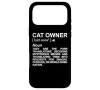 Carcasa para iPhone 17 Pro MAX Diccionario del dueño de un Gato para un Padre de Gatos