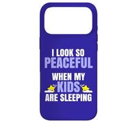 Carcasa para iPhone 17 Pro MAX Dicho Divertido Que me Veo Tan Tranquilo Cuando mis Hijos