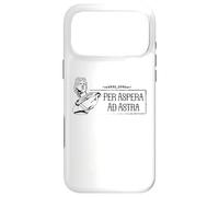 Carcasa para iPhone 17 Pro MAX Dicho en latín - per Aspera Ad Astra