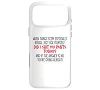 Carcasa para iPhone 17 Pro MAX Did I Shit My Pants Today Funny Coworker Sarcastic Work Team