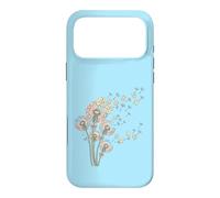 Carcasa para iPhone 17 Pro MAX Dientes de león y Mahjong Tiles Bam Crak Dots Make A Wish Flower