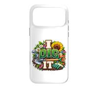 Carcasa para iPhone 17 Pro MAX Dig It Divertido Jardín de Flores Humor Jardín