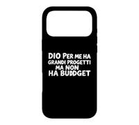 Carcasa para iPhone 17 Pro MAX DIO per Me Ha Grandi Progetti Ma No Un Presupuesto Vector