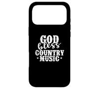 Carcasa para iPhone 17 Pro MAX Dios Bendiga a la música Country USA America Cowboys