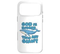Carcasa para iPhone 17 Pro MAX Dios es más Grande Que Cualquier Ballena Azul Gigante Lindos niños Cristianos