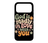 Carcasa para iPhone 17 Pro MAX Dios está locamente Enamorado de ti fe Cristiana inspiradora