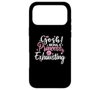 Carcasa para iPhone 17 Pro MAX Dios mío, ser una Princesa es una Chica agotadora