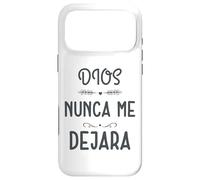 Carcasa para iPhone 17 Pro MAX Dios Nunca me Deja, Providencia Divina, Siervo de Dios