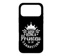 Carcasa para iPhone 17 Pro MAX Dios, ser una Princesa es Tan agotadora Fatiga Real
