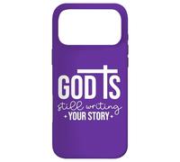 Carcasa para iPhone 17 Pro MAX Dios Sigue escribiendo tu Historia Cristiana Hombre y Mujer Amor