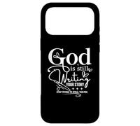 Carcasa para iPhone 17 Pro MAX Dios Sigue escribiendo tu Historia Deja de Intentar Robar la Pluma