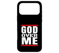 Carcasa para iPhone 17 Pro MAX Dios sobre Mí Cristiano Hip Hop Fe Cristo Es Rey Jesús