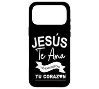 Carcasa para iPhone 17 Pro MAX Dios te ama con Amor Eterno, ya no endurezcas más tu corazón
