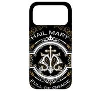 Carcasa para iPhone 17 Pro MAX Dios te Salve, María, Llena Eres de Gracia, Nuestra