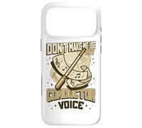 Carcasa para iPhone 17 Pro MAX Director de música No me Hagas Usar mi Voz de Director