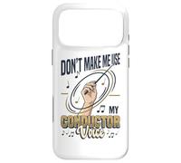 Carcasa para iPhone 17 Pro MAX Director de música No me Hagas Usar mi Voz de Director