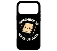 Carcasa para iPhone 17 Pro MAX Disco Duro Divertido y Lindo Recuerda Hacer una Copia de Seguridad de los Datos