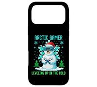 Carcasa para iPhone 17 Pro MAX Diseño Arctic Gamer Pixel Art Retro 8-bit Winter Geek
