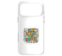 Carcasa para iPhone 17 Pro MAX Diseño Colorido de Estilo de Vida Stay Awake Drink Coffee