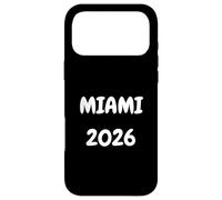Carcasa para iPhone 17 Pro MAX DISEÑO DE Ciudad Cool Miami 2026. VISITANTE O RESIDENTE, Amo LA Ciudad