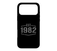 Carcasa para iPhone 17 Pro MAX Diseño de cumpleaños de 1982 Estilo Vintage Establecido en 1982