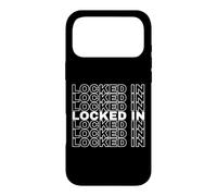 Carcasa para iPhone 17 Pro MAX Diseño de Estado de Flujo de Texto repetido de Enfoque Total Bloqueado