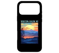 Carcasa para iPhone 17 Pro MAX Diseño de Estilo pintoresco de Puesta de Sol de montaña de Winston-Salem, NC, EE. UU.