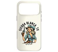 Carcasa para iPhone 17 Pro MAX Diseño de Estilo Western de Vaquera de Sierra Blanca, TX, EE. UU.