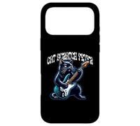 Carcasa para iPhone 17 Pro MAX Diseño de Gato Scratch Fever con diseño de Gato Tocando la Guitarra Rock and Roll