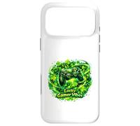 Carcasa para iPhone 17 Pro MAX Diseño de Lucky Gamer Vibes Clover Energy