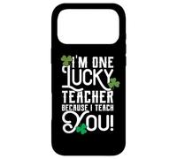 Carcasa para iPhone 17 Pro MAX Diseño del Profesor del día de San Patricio Lucky Because I Teach You