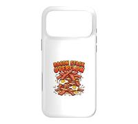 Carcasa para iPhone 17 Pro MAX Diseño Divertido de Bacon Stack Overflow para desayunar