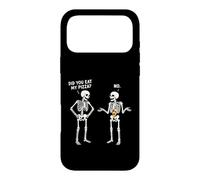 Carcasa para iPhone 17 Pro MAX Diseño Divertido y Bonito de Did You Eat My Pizza Skeleton