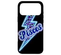 Carcasa para iPhone 17 Pro MAX Diseño estético del Zodiaco en Forma de Trueno Leopardo Piscis