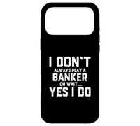 Carcasa para iPhone 17 Pro MAX Disfraz de banquero Divertido Trabajo bancario Agradecimiento a los empleados banqueros