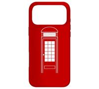 Carcasa para iPhone 17 Pro MAX Disfraz de Cabina de teléfono para Halloween, Reino Unido, Londres, Rojo británico