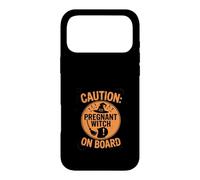 Carcasa para iPhone 17 Pro MAX Disfraz de Halloween Embarazada Espeluznante mamá bebé Boo vibras